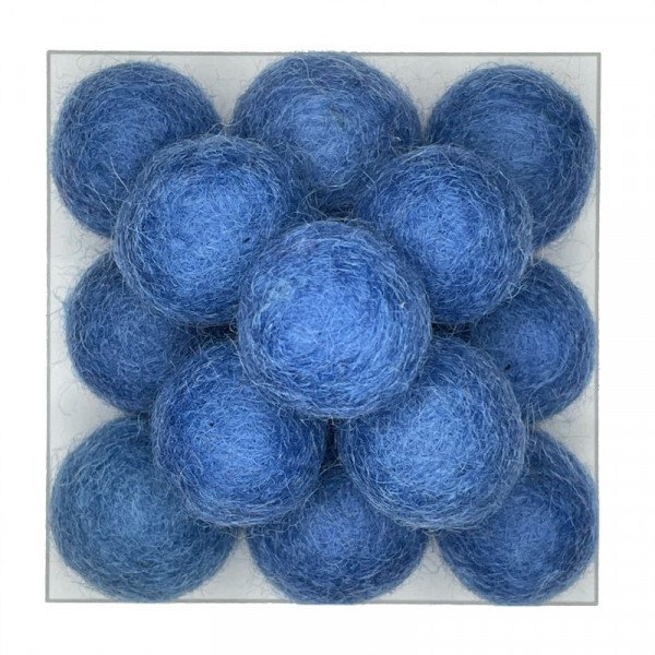 Viltbal - Wolkraal 1,5 cm | gratis verzending | meer dan 25 kleuren | fairtrade