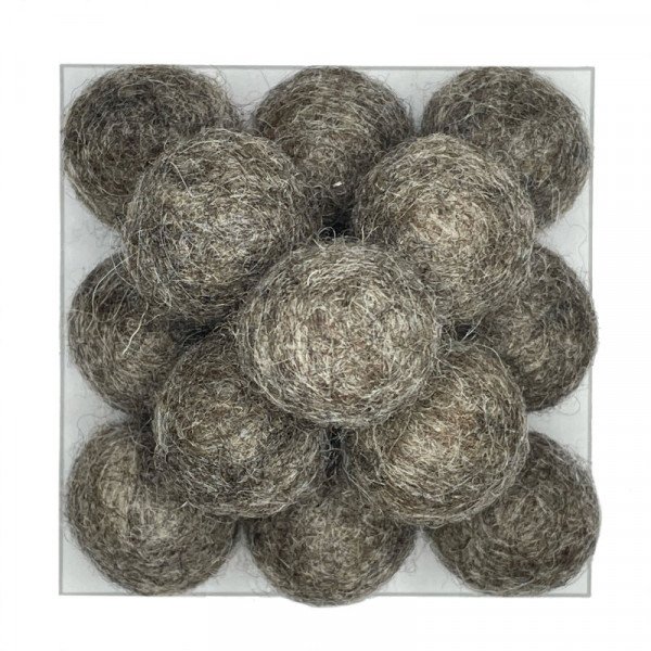 Viltbal - Wolkraal 1,5 cm | gratis verzending | meer dan 25 kleuren | fairtrade