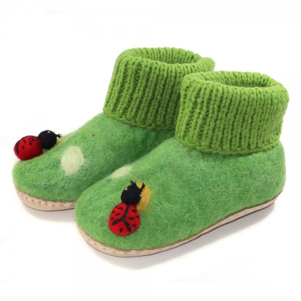 Kinderslof Ladybird met sok